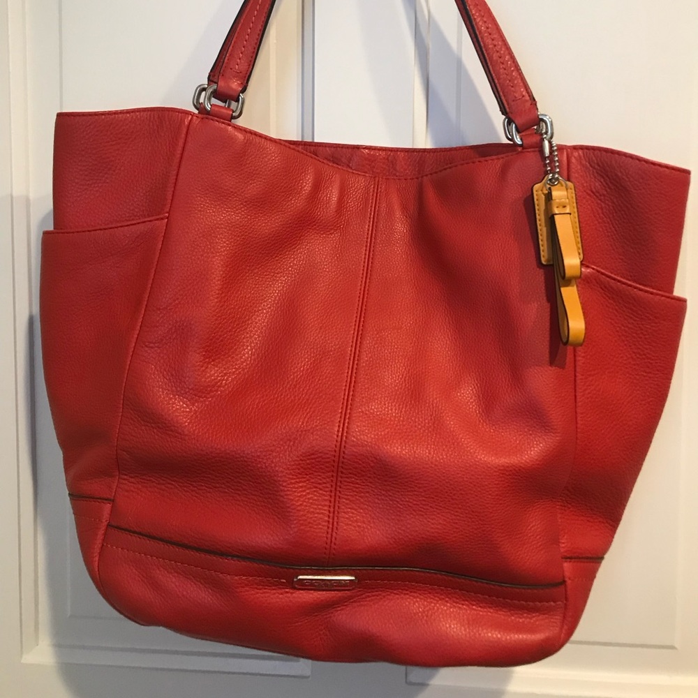 Large Coach Leather Purse